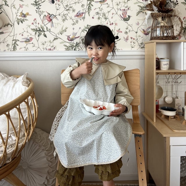 お食事エプロン papillon 袖付き - Eternal