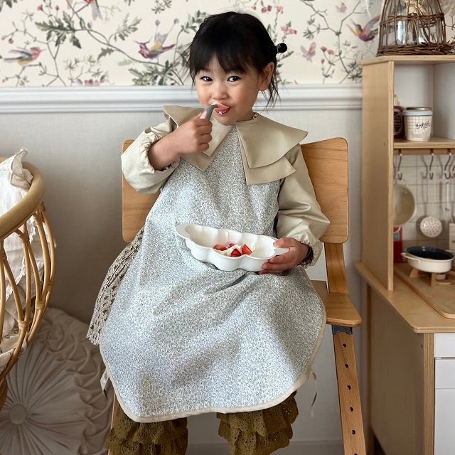 お食事エプロン papillon 袖付き - Eternal