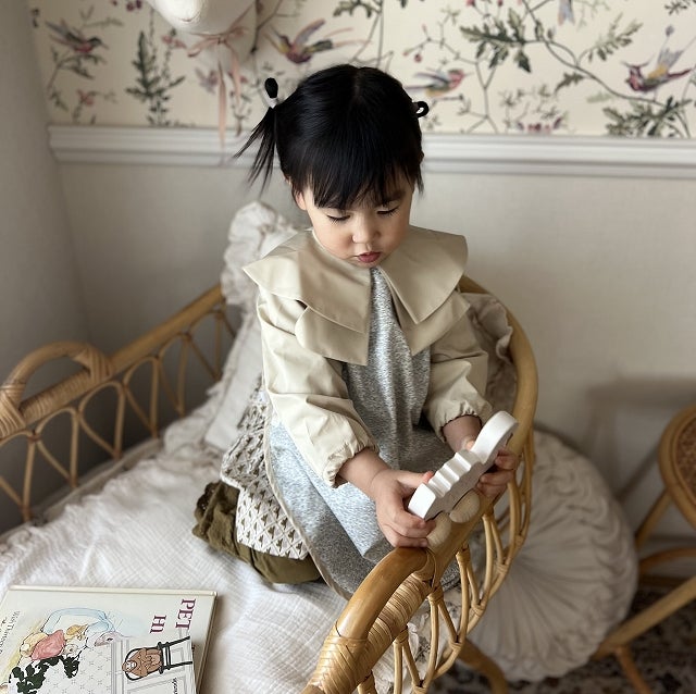 お食事エプロン papillon 袖付き - Eternal